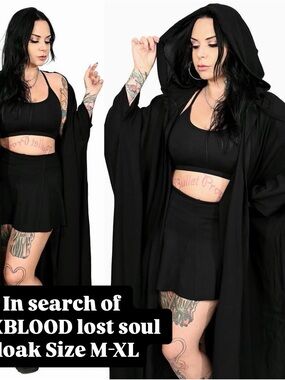 ISO FOXBLOOD lost soul cloak size M-XL